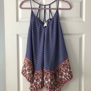 Patterned tank top